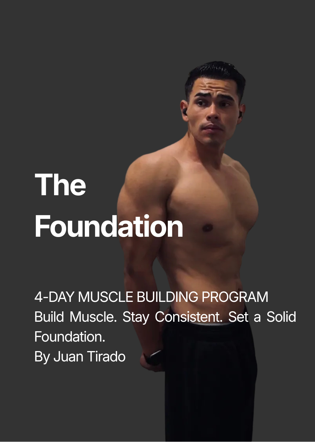 The Foundation - Weight Lifting Plan - 4 Days